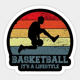 basketball it's a lifestile Sticker